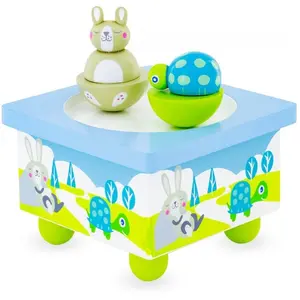 Ulysse - Boîte à musique - lapin et tortue - à partir de 3 ans pas cher