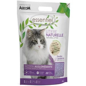 Comparateur de prix : 6L Litière naturelle Essentiel Tendre lavande - pour chat