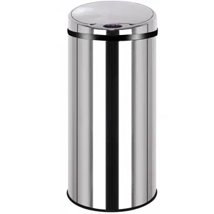 Kitchen Move - Poubelle automatique artic Argent Acier inoxydable 42 l
