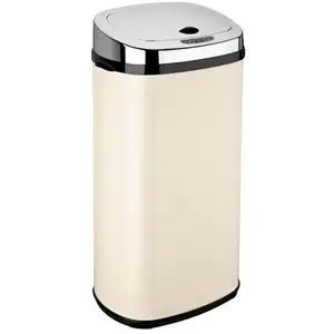 Comparateur de prix : Kitchen Move Poubelle de cuisine automatique LARGO Beige Acier inoxydable 42 L
