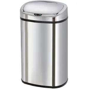Comparateur de prix : Kitchen Move Poubelle de cuisine automatique majestic Argent Acier inoxydable 58 l
