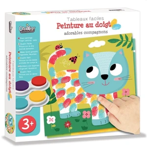 Comparateur de prix : Créa Lign' Peinture a doigt Adorables compagnons