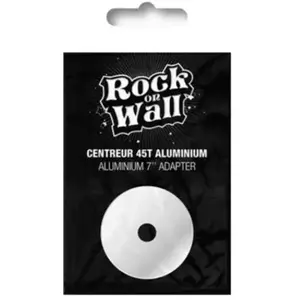 Comparateur de prix : Rock on wall Centreur 45t alu pour vinyle