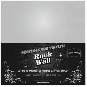 Rock on wall Pochette rigide 33t gatefold x10 pour vinyleVendu paramazon