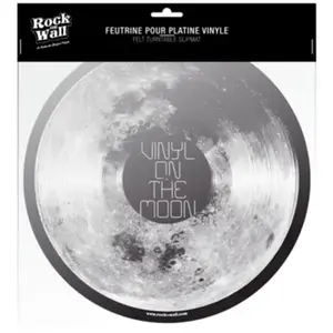 Comparateur de prix : Rock on Wall Feutrine pour Platine Vinyle, Moon