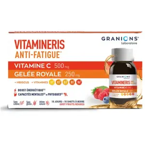 Granions Vitamineris Anti-fatigue 10 shots pas cher