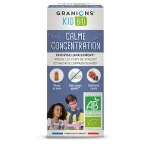 Comparateur de prix : Granions Kid Bio Calme et Concentration 125ml