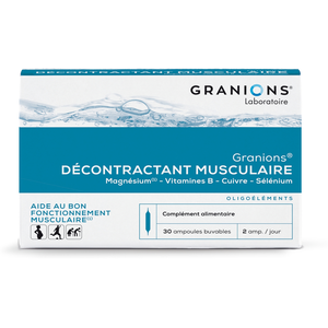 Comparateur de prix : Granions Décontractant Musculaire 30 ampoules