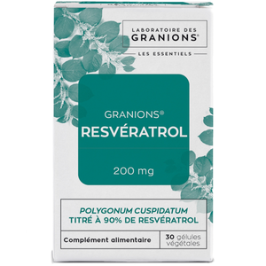 Comparateur de prix : Granions Resvératrol 200mg 30 gélules