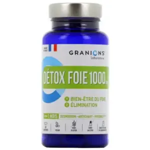 Comparateur de prix : Granions détox foie 1000 mg 60 comprimés