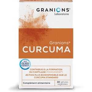 Comparateur de prix : Granions curcuma 30 gélules