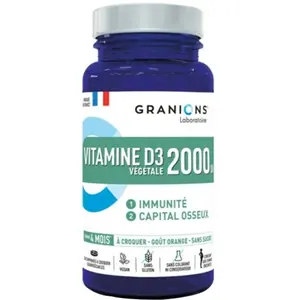 Comparateur de prix : Granions vitamine d3 2000ui 30 comprimés à croquer