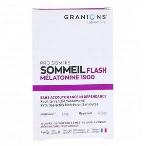 Comparateur de prix : Granions somdor+ flash 20 comprimés