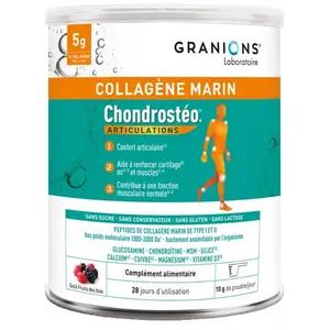 Comparateur de prix : Granions Chondrostéo+ Collagène Marin - Articulations, Poudre 280g