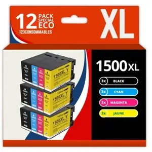 Comparateur de prix : 123CONSOMMABLES - PGI-1500XL - Cartouches d'encre compatibles avec Canon PGI-150