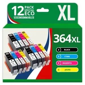 Comparateur de prix : 123CONSOMMABLES - 364XL - Cartouche d'encre Compatible avec HP 364 364XL pour Of