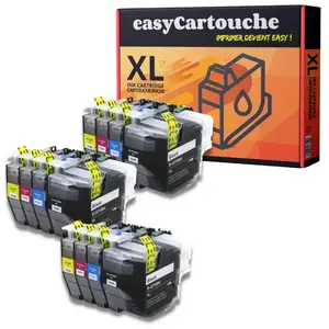 123Consommables Pack 12 cartouches compatibles BROTHER LC3219 XL