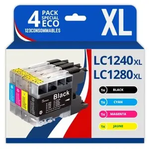 123CONSOMMABLES - LC1220/LC1240/LC1280 - Cartouches Encre Compatible avec Brothe pas cher