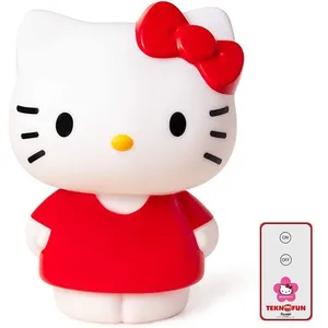 Comparateur de prix : Lampe LED Teknofun Hello Kitty 25cm Blanc et Rouge