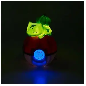 POKEMON RADIO REVEIL LUMINEUX - BULBIZARRE  - Teknofun Réveil  - 15153  pas cher