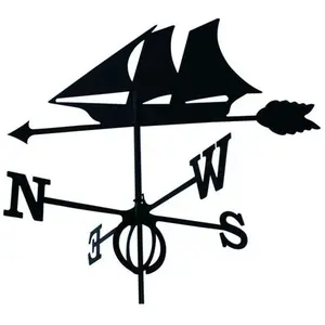 Outils Et Nature - Girouette Bateau en fer forgé grand modèle pas cher