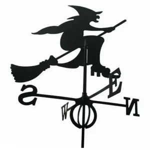 Outils Et Nature - Girouette sorcière en fer forgé grand modèle