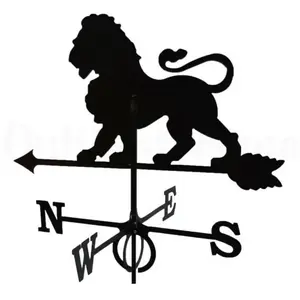 Outils Et Nature - Girouette Lion en fer forgé grand modèle