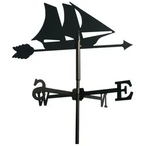 Outils et Nature Girouette Bateau en fer forgé petit modèle
