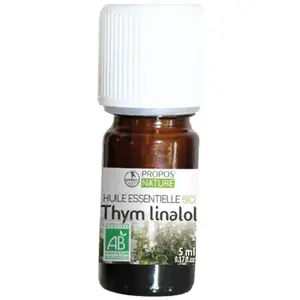 Propos'Nature Propos' Nature Aroma-Phytothérapie Huile Essentielle Thym Linalol Bio 5ml pas cher