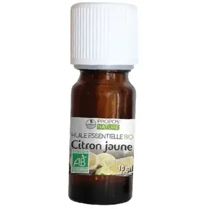 Propos Nature Huile Essentielle Bio Citron Jaune 10ml pas cher