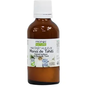 Comparateur de prix : Propos' Nature Aroma-Phytothérapie Macérât Huileux Monoï de Tahiti 50ml