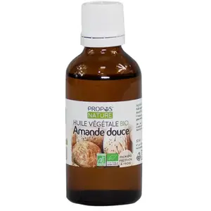 Propos' Nature Aroma-Phytothérapie Huile Végétale Amande Douce Bio 50ml
