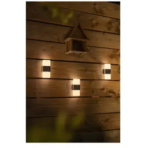 Applique murale solaire effet givré 7 lm pas cher