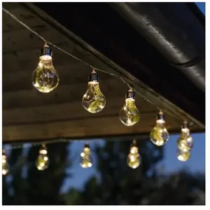 Comparateur de prix : GALIX Guirlande solaire 15 Ampoules de 6 leds avec décors nature