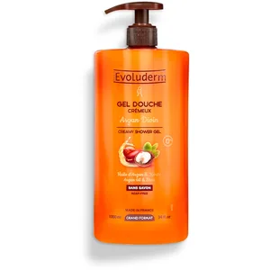 Evoluderm - Crémeux Argan Divin Gel douche 1000 ml unisex pas cher