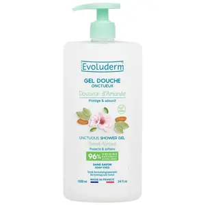 Evoluderm - Douceur d'Amande Gel douche 1000 ml unisex pas cher