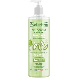 Evoluderm - Hydratant Aloe Vera Gel douche 500 ml unisex pas cher
