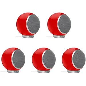 Comparateur de prix : Pack Enceintes Home Cinéma - Elipson - Planet M 5.0 - Rouge - Haut-parleur Coaxial 2 Voies