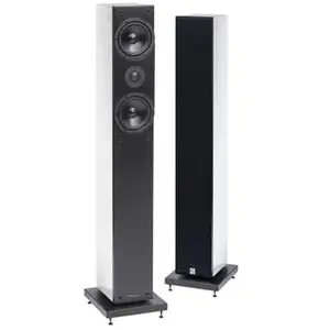 Enceintes colonne Highland Audio Oran 4305 Blanc laqué pas cher