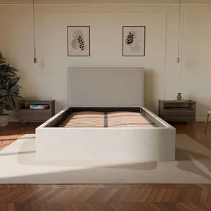 Lit Coffre 180x200cm - Blanc - Collection Emma - Morphea