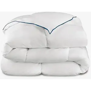 Comparateur de prix : MORPHEA FRANCE Couette Hiver - Fibres creuses siliconnées, enveloppe coton, 220 x 240