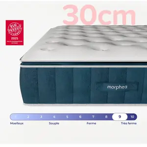 Morphea France Matelas hybride luxe Victoria - mémoire de forme - 30cm, 140x200cm