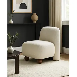 Comparateur de prix : Oslo - fauteuil design en tissu beige