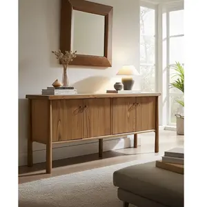 Uniqka-design - Yara - Buffet en bois massif de Sungkai 170 cmVendu parnature-et-decouvertes