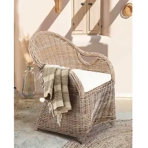 UNIQKA Chaise en rotin - Kubu pas cher