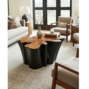 Comparateur de prix : Uniqka-design - Timberly - Table basse tronc d'arbre massif