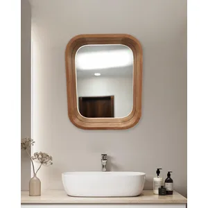 Uniqka-design Uniqka - Ligno - Miroir Mural Salle De Bain En Bois Massif De ManguierVendu parnature-et-decouvertes
