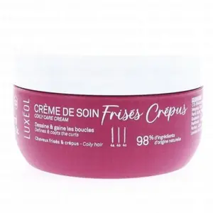Crème de soin cheveux Frisés/Crépus Luxéol 250ML pas cher