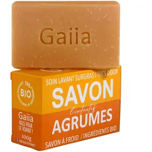 Savon surgras pamplemousse, orange et bergamote - L'intuitif bio - GAIIA - Peau normale pas cher
