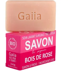 Savon surgras tendre et délicatement parfumé - Le soyeux bio - GAIIA - Peau normale pas cher